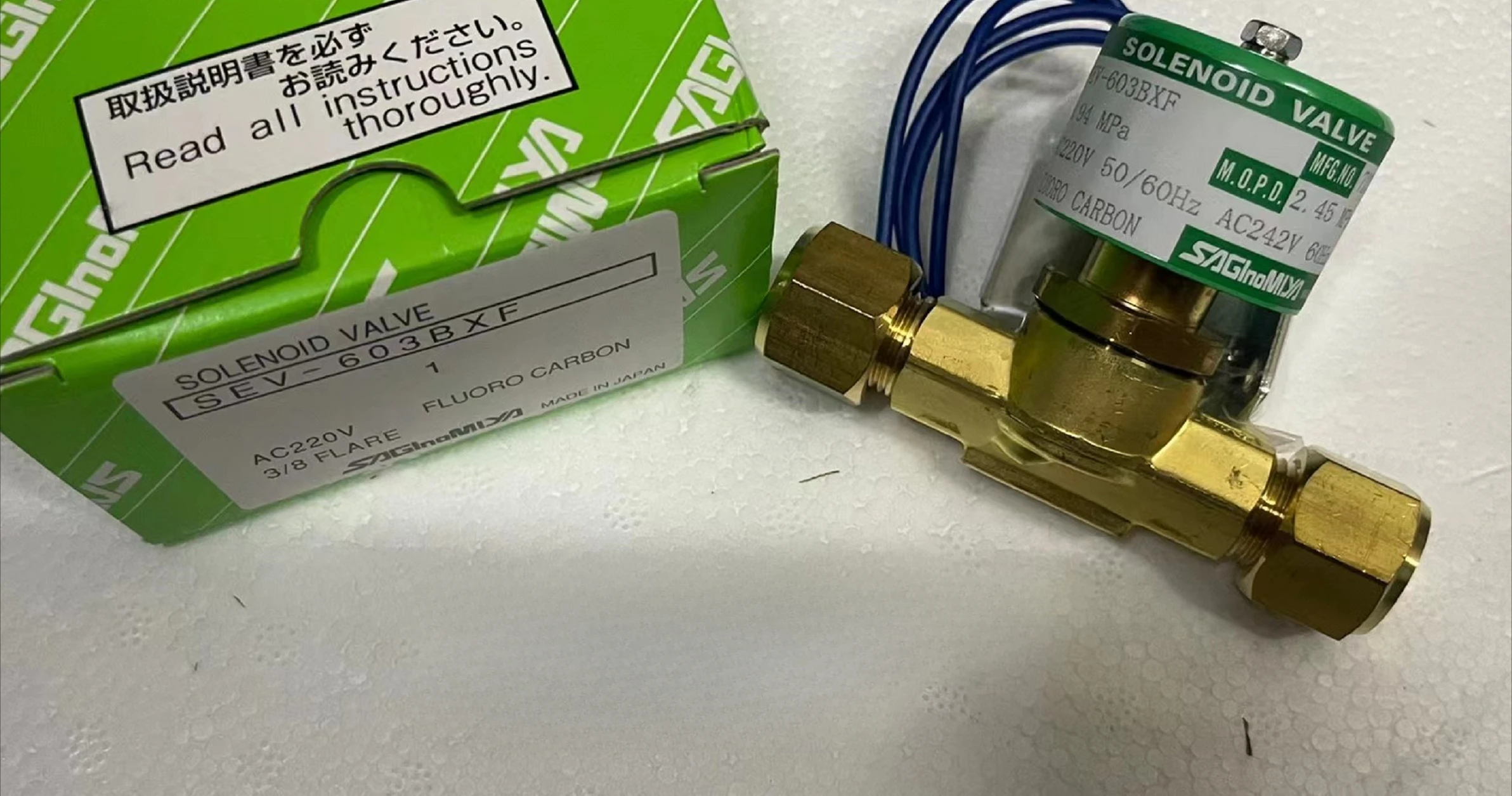 Для Saginomiya SEV-603BXF SEV-603DXF AC 220 В 110 электромагнитный клапан хладагента подлинный