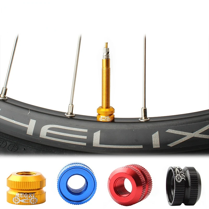

1pcs Aluminum Alloy Mountain Bike Vacuum Air Nozzle Method Nozzle Nut Air Nozzle Valve Core Nut Bicycle Accessories