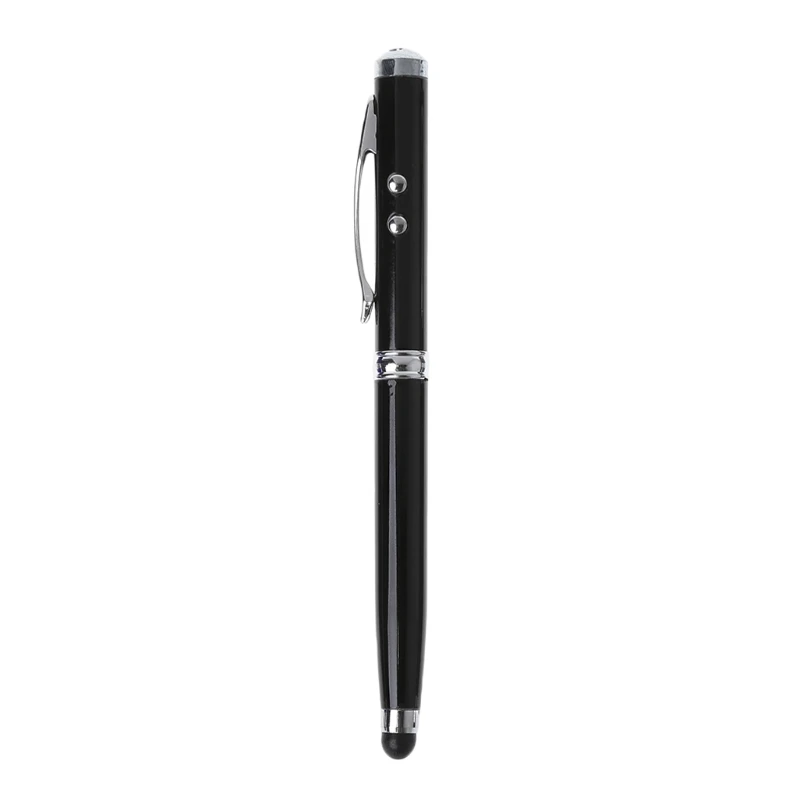 4 в 1 емкостный стилус Шариковая ручка с сенсорным экраном светодиодная лазерная