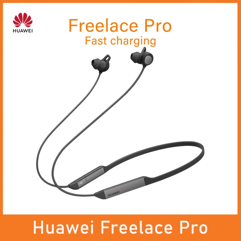 

Беспроводная Bluetooth-гарнитура Huawei FreeLace Pro, Bluetooth 5,0, с микрофоном, с активным шумоподавлением, водонепроницаемая Спортивная гарнитура