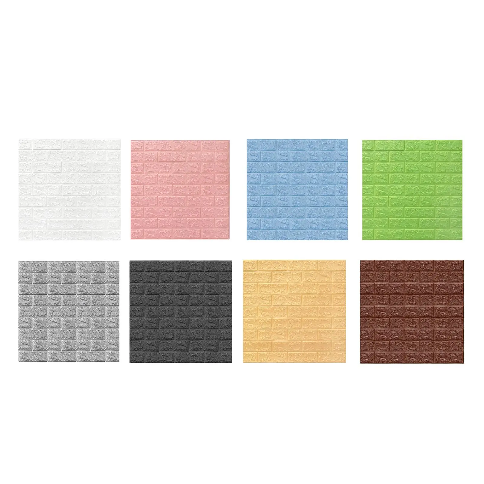 

Wall Panels Wallpaper 3D Brick Wall Sticker for Bedroom Living Room Home
