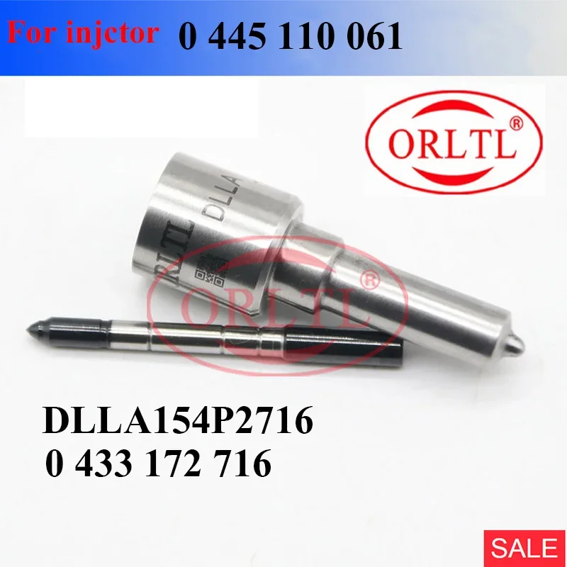 ORLTL для 0445110061 0 445 110 061 DLLA 154P 2716 0433172716 новая Форсунка топливного инжектора DLLA154P2716 433