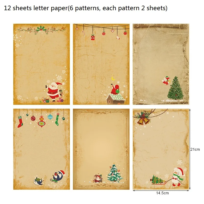 

Набор бумаг для писем Рождество