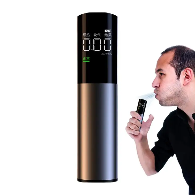 

Alcohol Breathalyzer Alcohol Detector Tester With High Accuracy LED Display Alcohol Detector Audible Alert Breath Alcohol Tester
