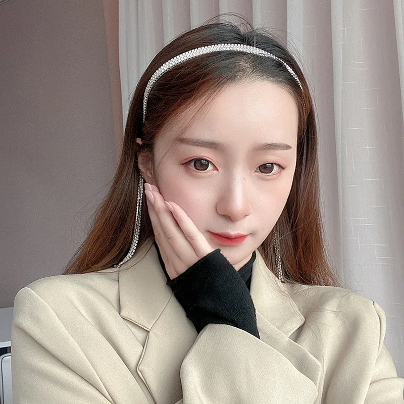2022 корейские стразы искусственные для женщин и девушек милые блестящие головные
