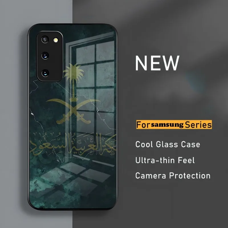 Чехол для телефона с флагом Саудовской Аравии Samsung A54 S23 S21 S22 Ultra A 42 34 32 52 51 Note S10 E Plus