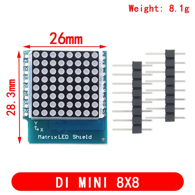 Фото Esp8266 D1 Mini Pro Wi-Fi Nodemcu Data Logger Shield Ds1307 Батарея 0,66 Oled DC Power Buzzer V1.0.0 Двойная база для Wemos Diy Kit №4