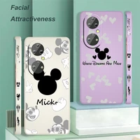 mickey minnie art disney case for huawei p50 p40 p30 p20 pro lite e y9s y9a y9 y6 y70 nova 5t liquid left rope phone cover