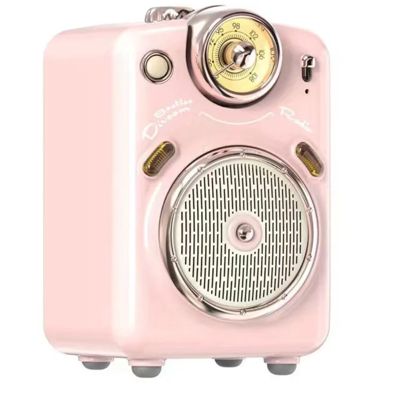 

Portable Bluetooth Sound Mini Bluetooth Speaker With FM Radio Cute Outdoor Wireless Speaker Long Battery Life Support TF Card