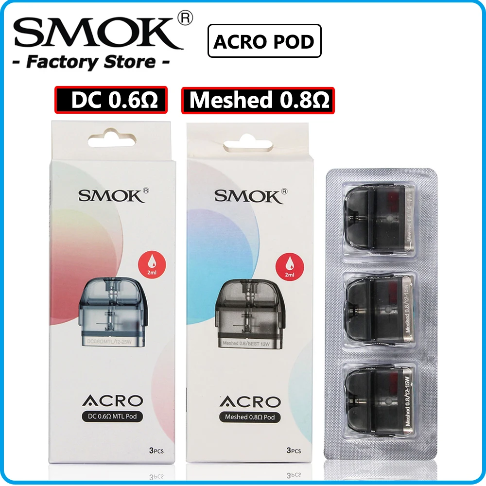 

Original SMOK ACRO Pod Cartridges Coils Head Heater Evaporator