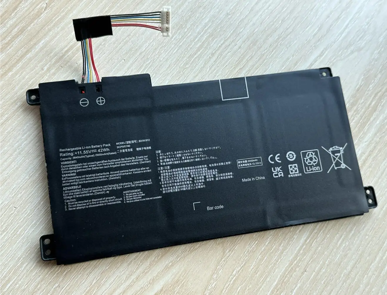 C31N1912 B31N1912 11 55 В 42 Втч Аккумулятор для ноутбука Asus VivoBook 14 E410MA L410MA E410KA E510MA E510KA F414MA L510MA