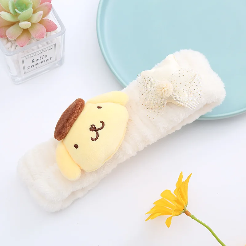 

Sanrio Wash Face Turban Headwear Fleece Soft Headband My Melody Hairband Elastic Hair Band For Women Girls Hair Accessories