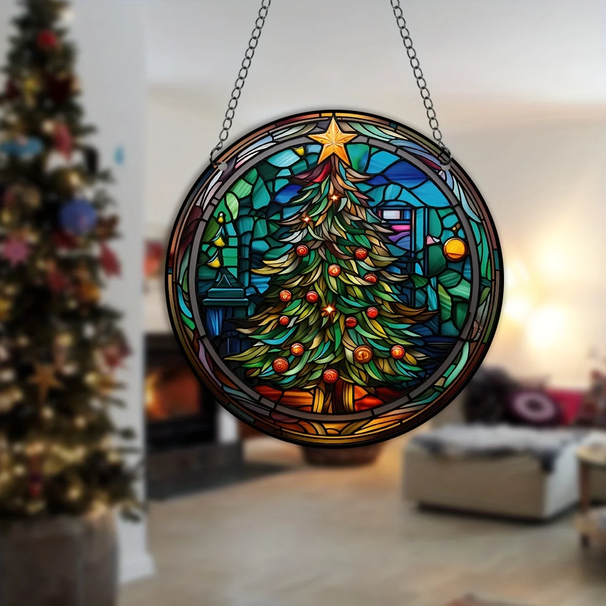 

Акриловая подвеска Рождественская елка