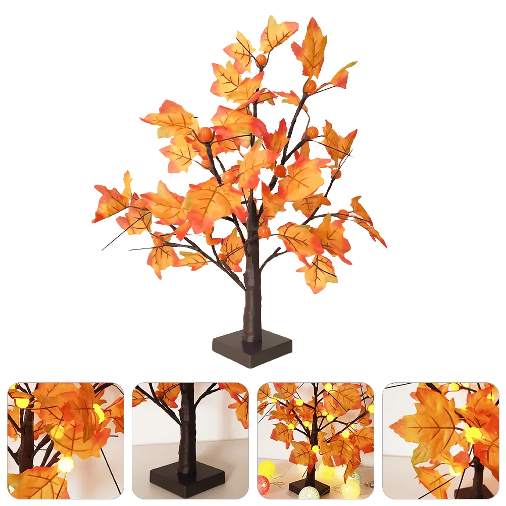 

1Pc Lamp Maple Tree Shape Light Decorative LED Lamp (Without Battery)