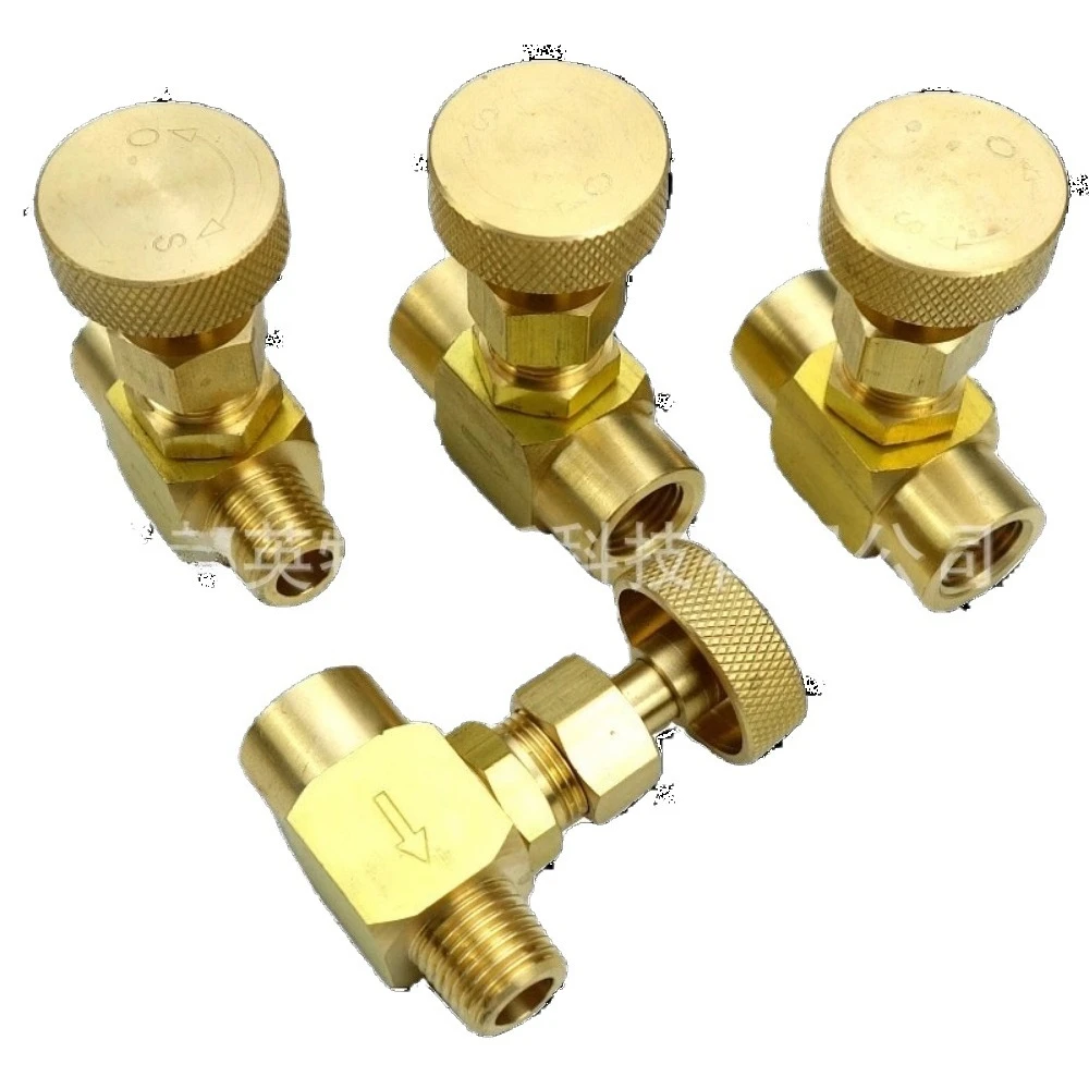 

Латунный игольчатый клапан 1/4" 3/8" NPT
