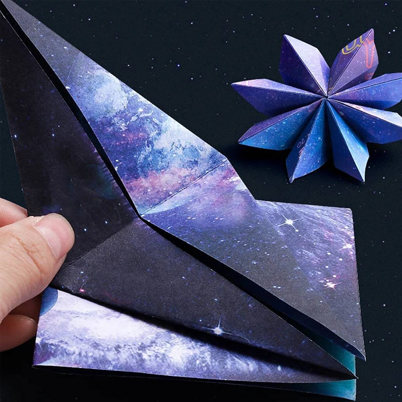 50 двусторонних звездных рисунков искусственная бумага для рукоделия сделай сам