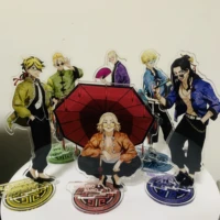 tokyo revengers anime figure baji keisuke matsuno chifuyu mikey draken cosplay chinese style acrylic stand model plate fans toys