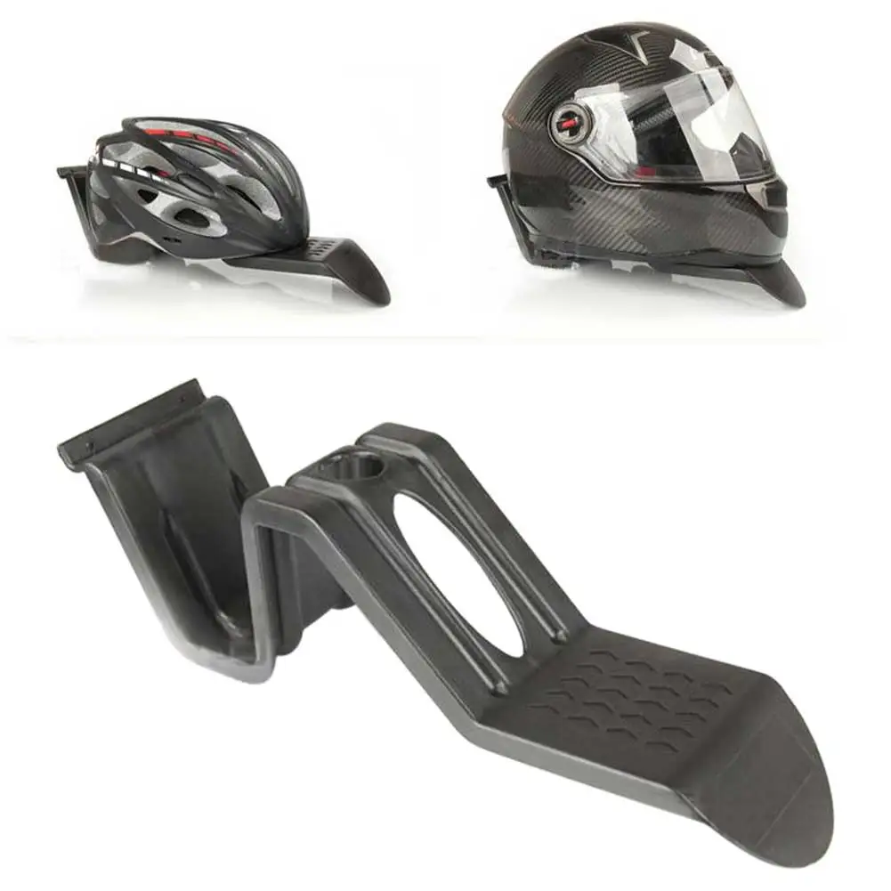 

Wall Mount Home Display Hanger Bicycle Helmet Rack Bags Holder Accessories Cycling Practical Motorcycle Office Durable Storage