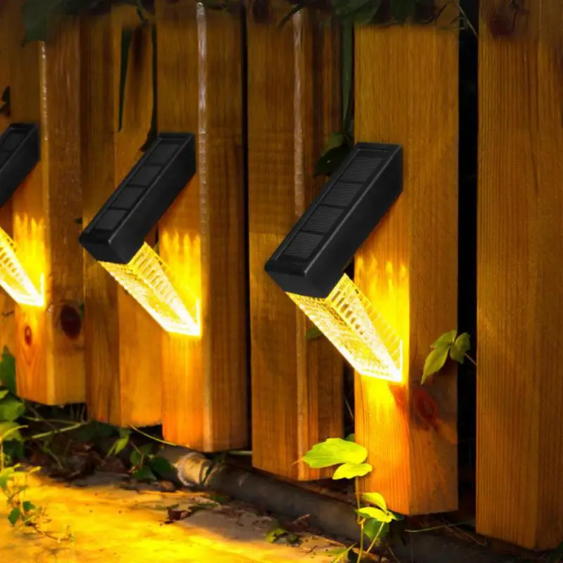 

Solar Outdoor Stair Light Garden Solar Lights Waterproof Landscape Step Deck Lights LED Solar Lamp Balcony Fence Lights Outdoor