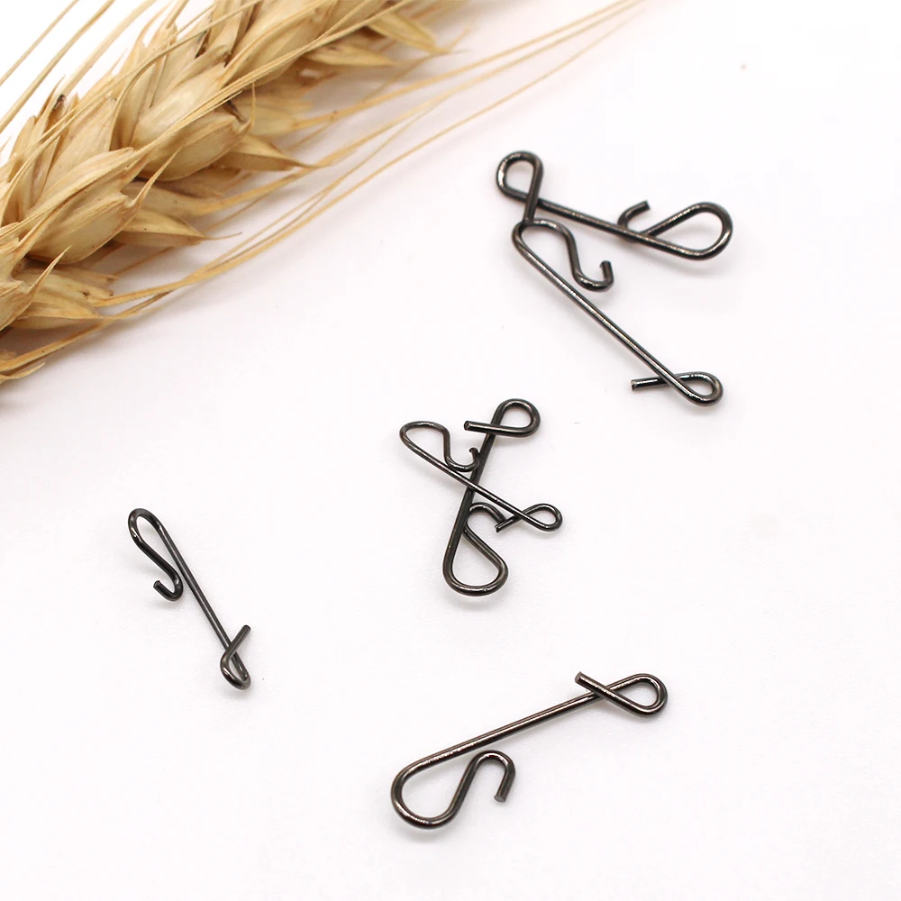 MNFT 50Pcs/Pack Braid Knotless Connectors Fishing Line Wire Connector Fishing Barrel Swivel Accessory Pesca Tackle Tool Lure Kit