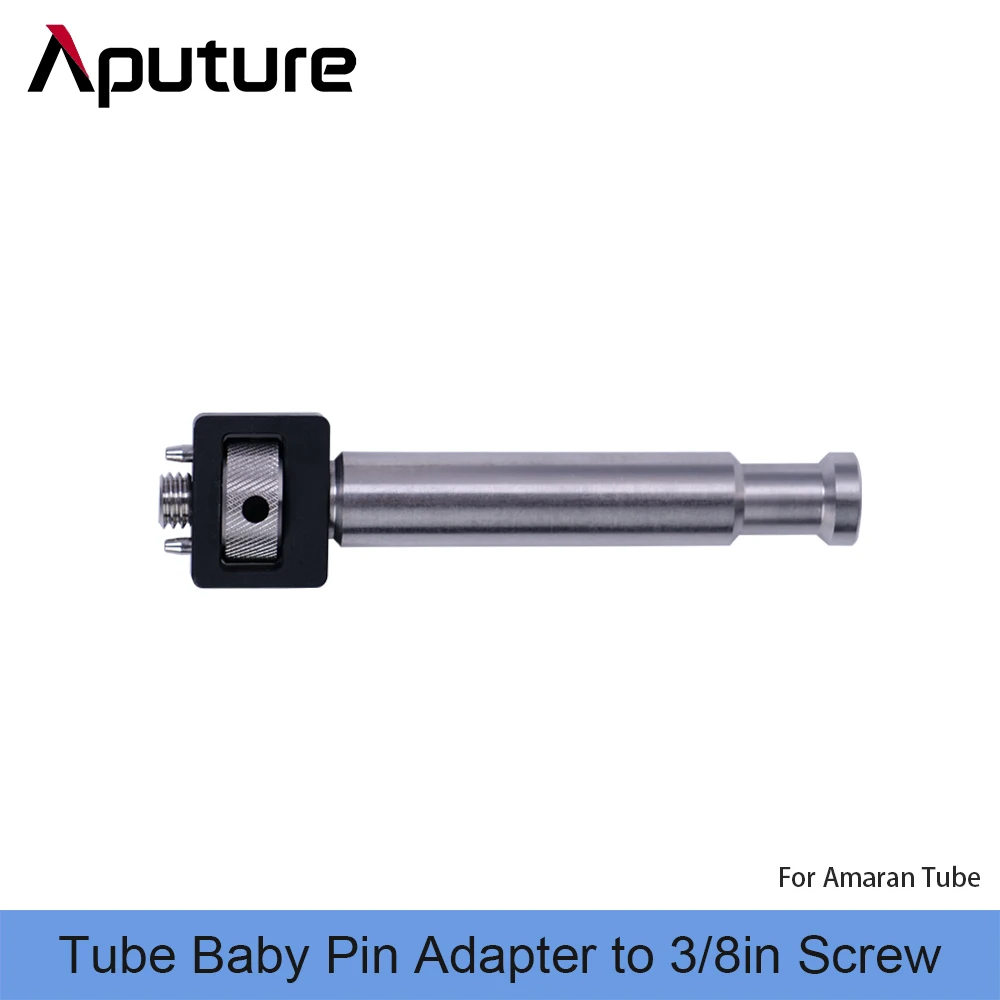 

Aputure Amaran Tube Baby Pin Adapter to 3/8in Screw for Arri standard for Amaran Tube