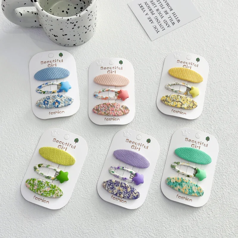 

3 шт./набор, Детские однотонные заколки для волос