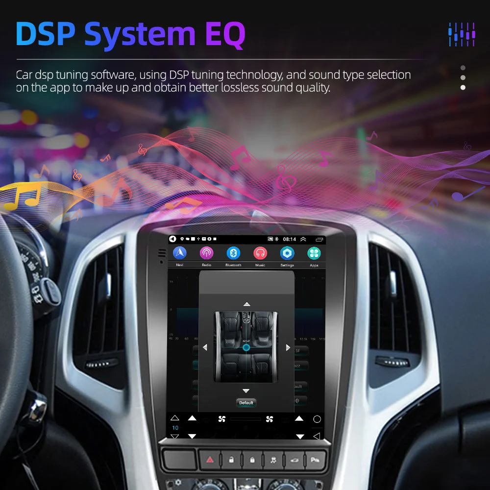 Podofo Android 11 автомобильное радио для Opel Astra 2006-2014 Buick Excelle GT мультимедийный плеер 2 Din