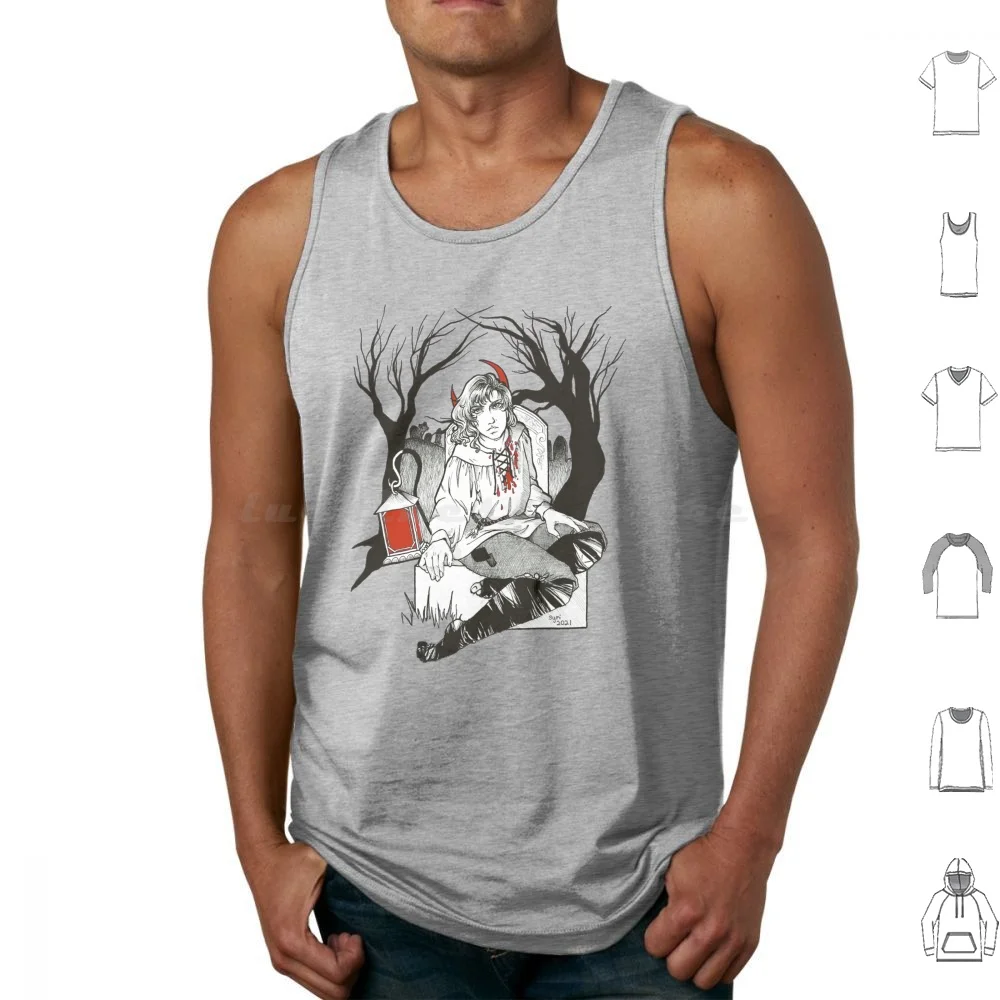 

Graveyard Tank Tops Vest Sleeveless Armand Interview With The Vampire Vampire The Vampire Armand