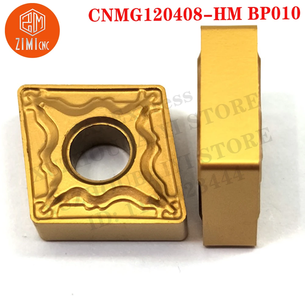 

CNMG120408-HM BP010 CNMG Turning Tool Carbide Insert CNMG Lathe Cutter Tool Blade CNC tool metal lathe mechanical Carbide Insert