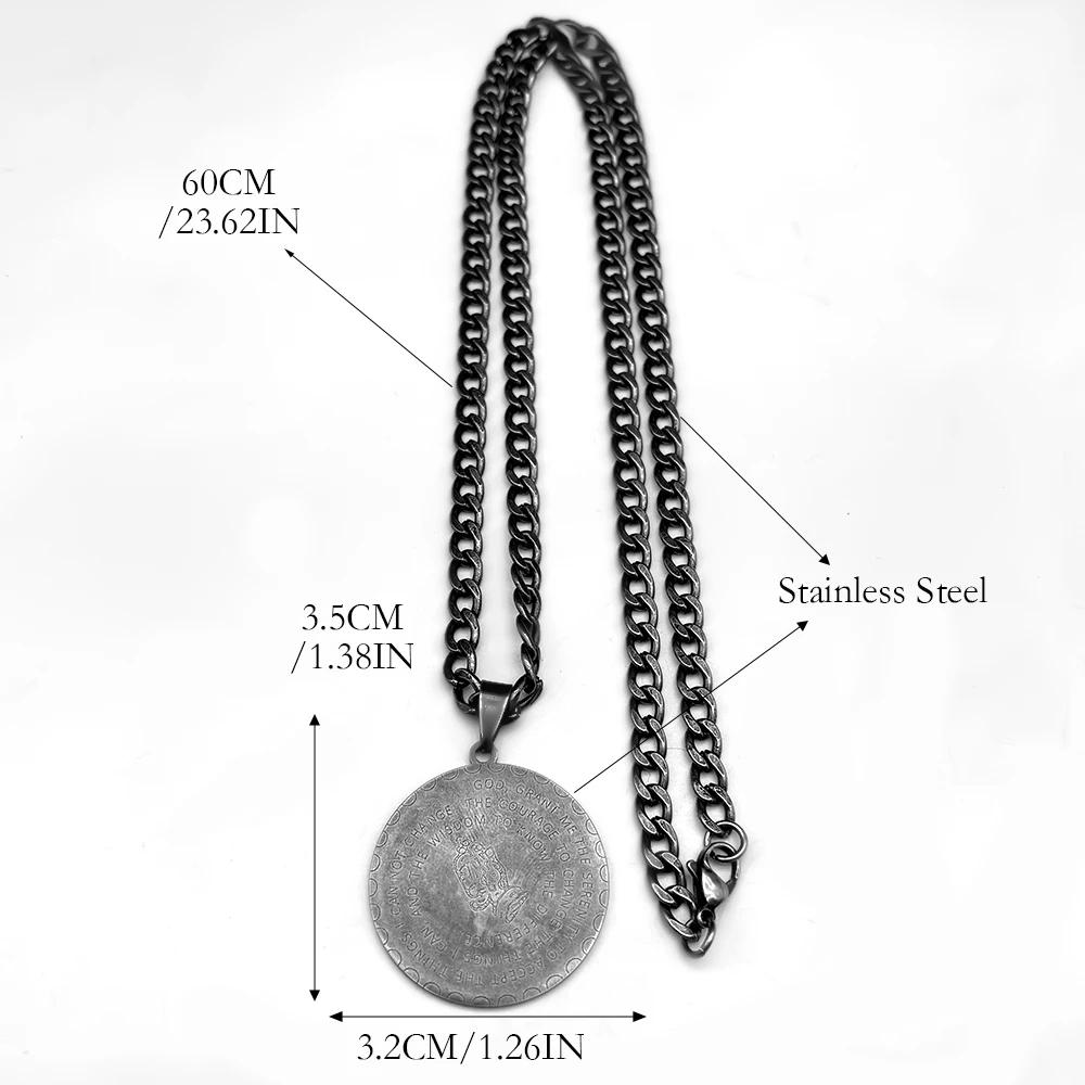 Библейские кручи английская молитва ручная подвеска ожерелье для женщин и