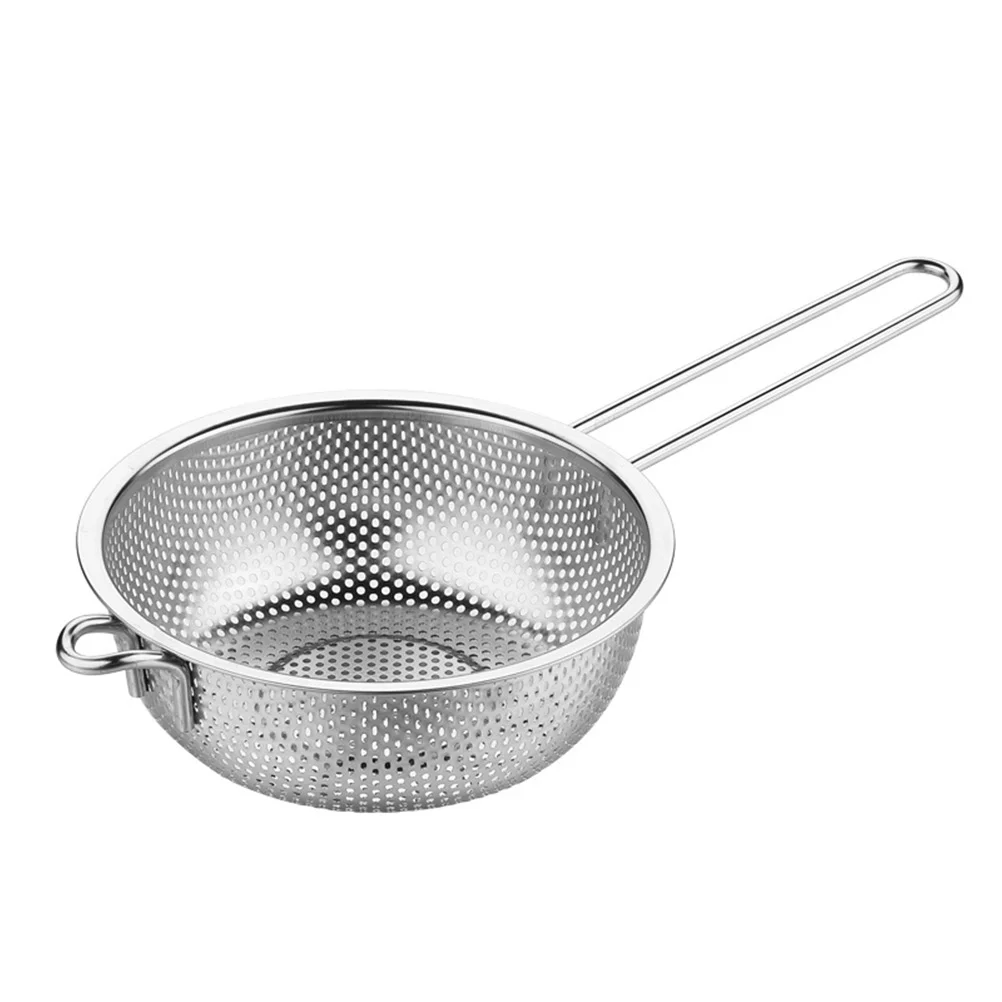 

Metal Strainer Bowl Stainless Steel Washing Basin Rice Strainer Prep Bowl Vegetable Drain Basket
