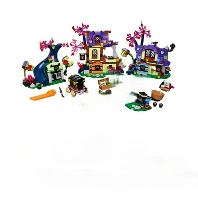 

646pcs Magic Rescue from the Goblin Village Tree House 10698 Building Model Blocks Fairy Princess Toy Compatible with Elves