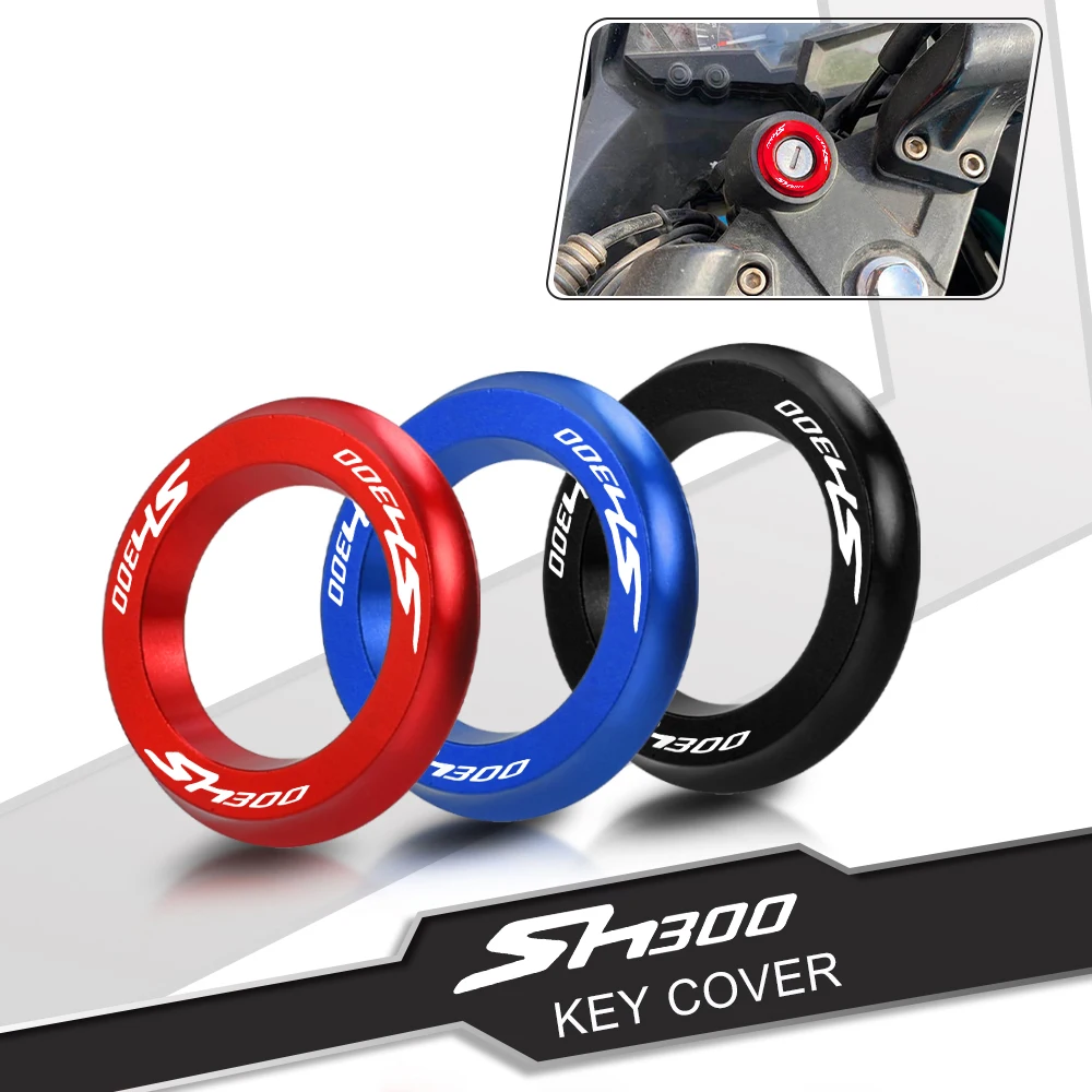 

For HONDA SH300 2013-2018 Motorcycle Accessories Decorative RING lgnition Switch Cover Ring SH-300 2017 2016 2015 2014 2013 SH