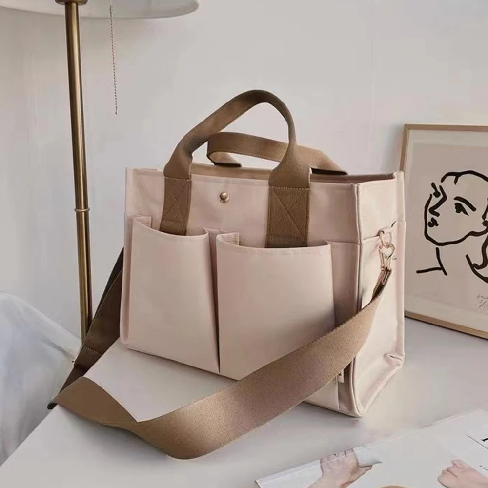 

Casual Multifunction Tote mummy bags for Women Handbags Designer Canvas Shoulder Crossbody Bag Big shopper Purses 2022 Clutch