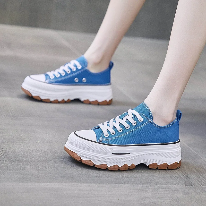 Женские кроссовки на толстой подошве Повседневные Удобные прогулочные туфли с