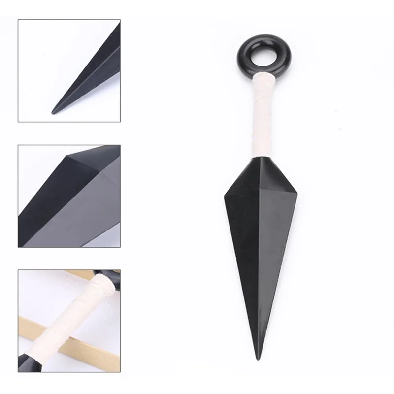 3pcs/set Hokage Ninja Kakashi Akatsuki Kunai Shuriken Anime Cosplay Narutos Accessories Props Weapons Halloween Gifts Wholesale - купить по