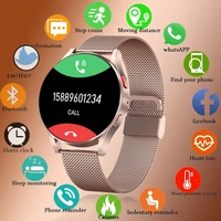 women bluetooth call smart watch heart rate blood pressure monitoring smartwatches android phone ip67 men waterproof watches