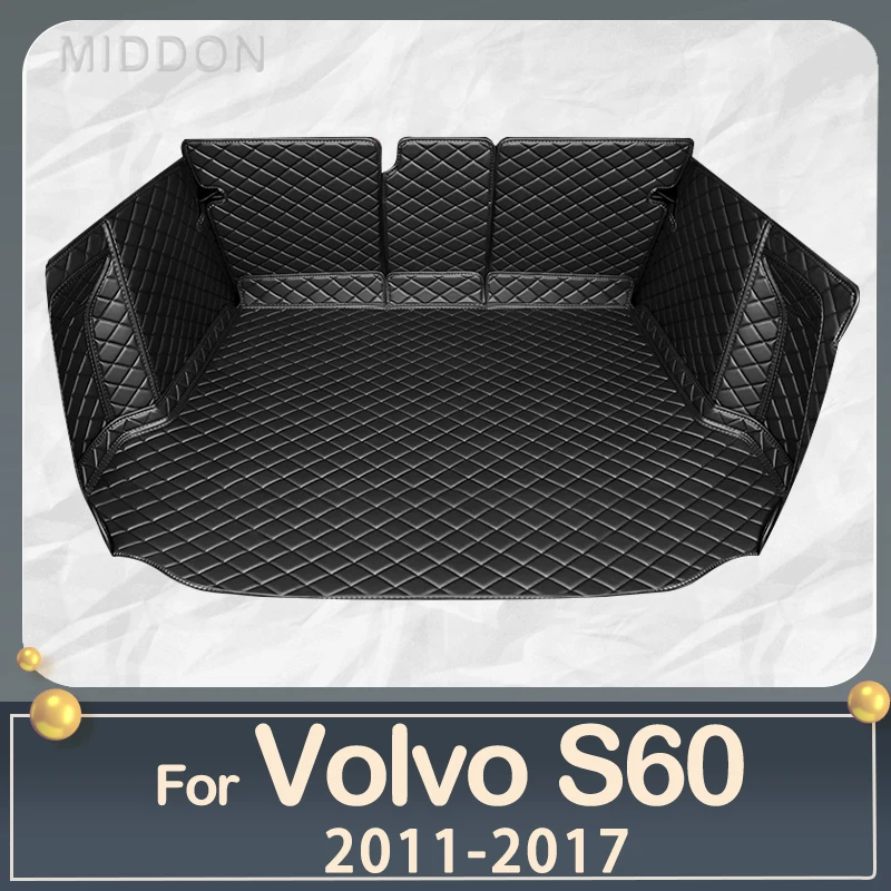 

Коврик для багажника автомобиля для Volvo S60 2011 2012 2013 2014 2016 2017, коврик для груза, коврик, аксессуары для интерьера, крышка