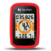 bike cycling r15 computer stopwatch silicone rubber protective case smart cover with lcd screen film for bryton rider 15