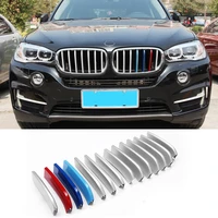 for bmw x5 f15 2014 2018 14pcs abs car front grille air grille kidney grille decorate cover car interior accessories