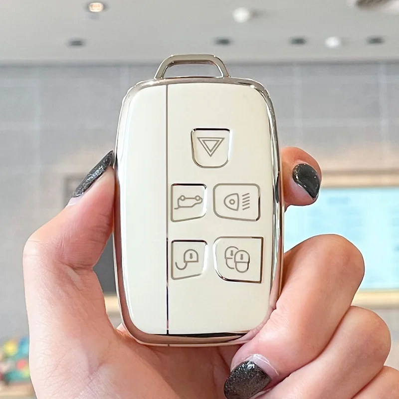 

Fashion TPU Car Remote Key Case Cover Holder Shell For Land Rover Range Rover Sport Evoque Freelander For Jaguar XF XJ XE XJL XF