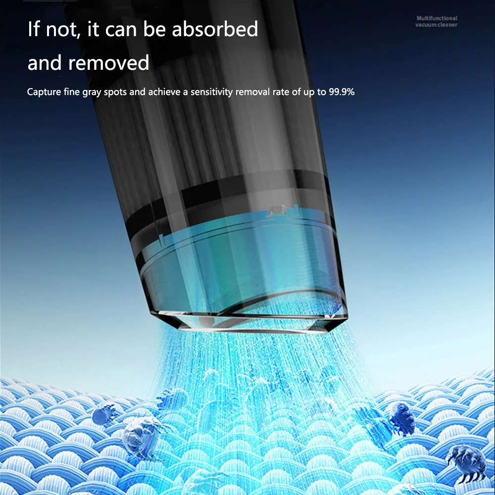 Беспроводной пылесос для дома и автомобиля Мощное всасывание небольшой ручной