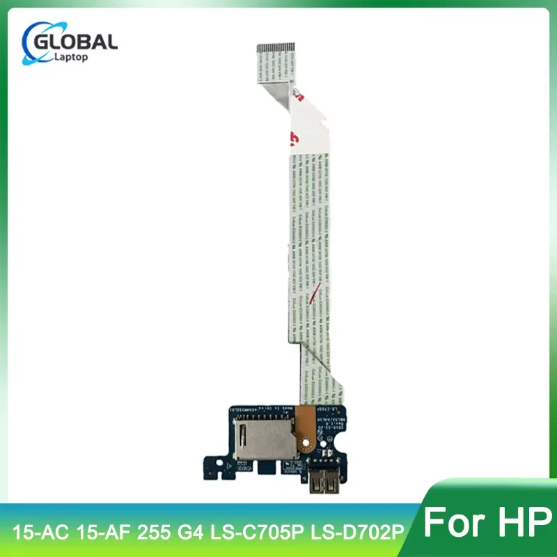 

Оригинальное новое устройство для чтения SD-карт для дочери карт памяти, модель AHL52/AHL50 LS-C705P NBX0001U00, USB-плата для HP 15-AC 15-AF 250 G4, протестировано