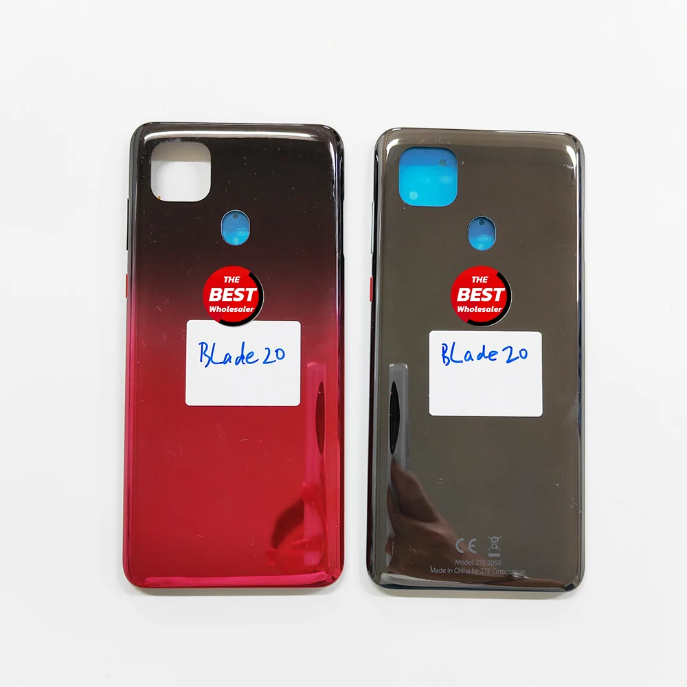 

For ZTE Blade 20 4G Battery Cover Back Glass Housing Rear Door Replacement