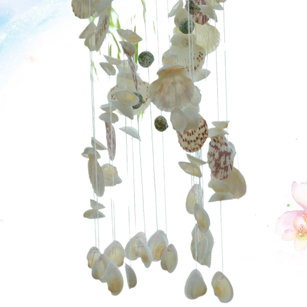 

Sea Shell Wind Chime Hanging Ornament Wall Decoration for Home Cafe Store Hotel