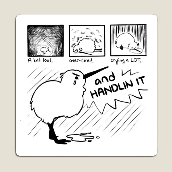 

Handlin It киви птица комикс магнит смешные дети милые детские наклейки Декор Игрушка на холодильник дом для детской красоты