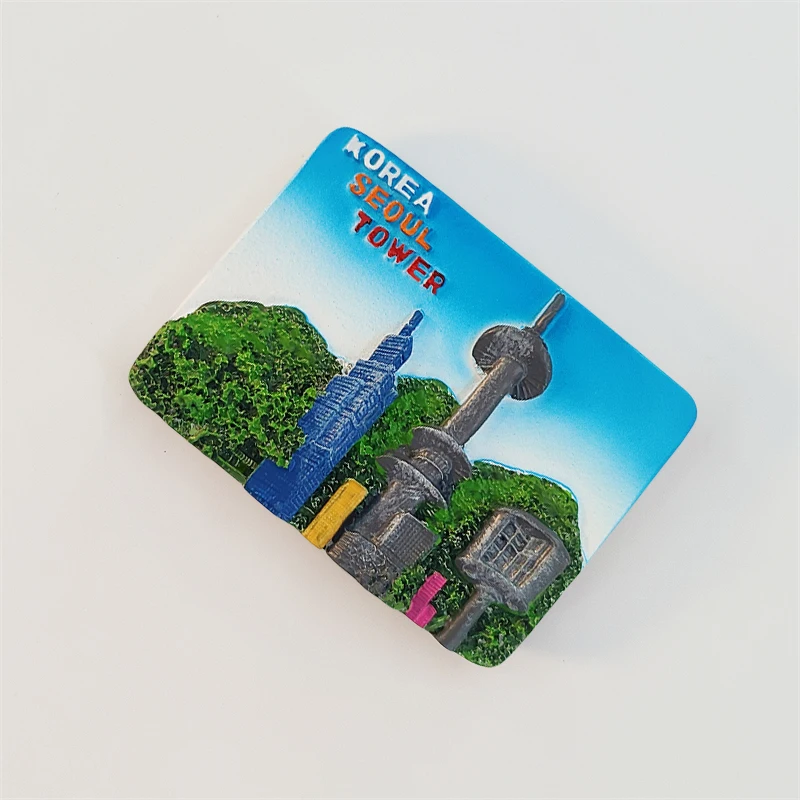 Южная Корея Кансан Башня Сеуля 3D Стереоскопические Туризм сувениры Картина из