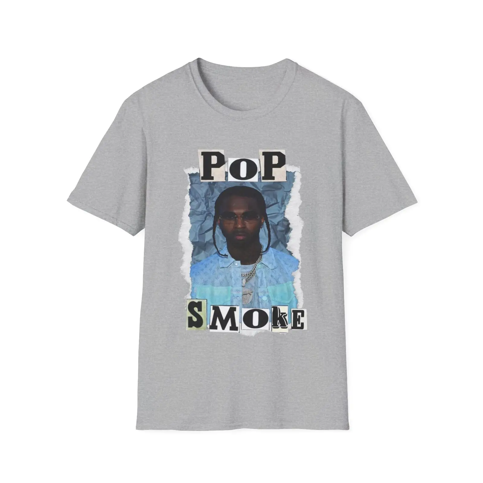 Pop Smoke футболка хлопок