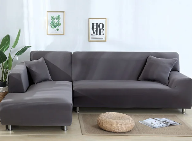 

All-inclusive solid color fabric sofa cover towel