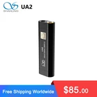 Портативный усилитель для наушников Shanling UA2 ES9038Q2M, Hi-Fi усилитель для наушников, USB DAC AMP, 2,5 мм, сбалансированный выход 3,5 мм, PCM768 DSD512 для iOS, Android